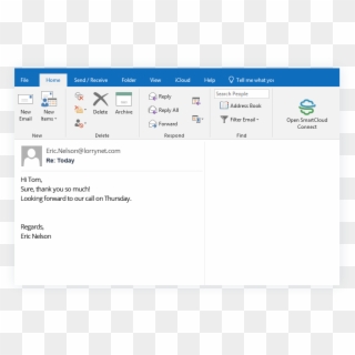 Manually Save Email Outlook Email Sidebar - Microsoft Outlook Clipart