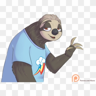 Zootopia Characters Sloth - Sloth Logo Clipart