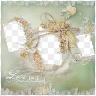 Molduras De Casamento - Floral Design Clipart