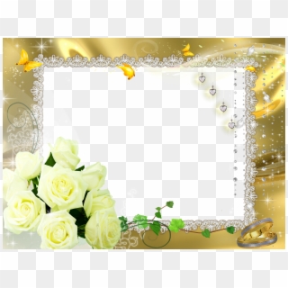 Frames Png - Casamento - Garden Roses Clipart