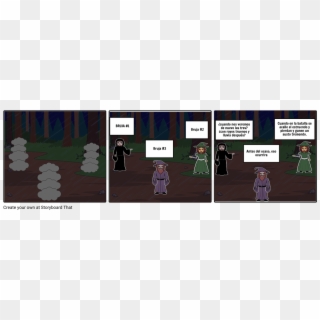 Macbeth Escena - Cartoon Clipart