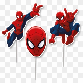 Spider-man , Topper Decorativos C/12 Pzas - Ultimative Spider Man Beetle Clipart
