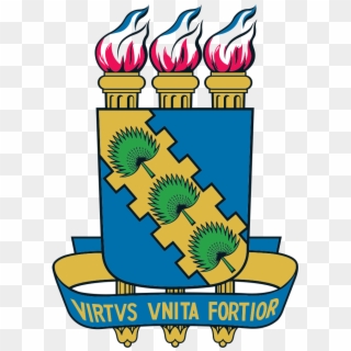 File - Brasao Ufc - Svg - Brasão Da Ufc Ce , Png - Logo Universidade Federal Do Ceara Vetorizada Clipart