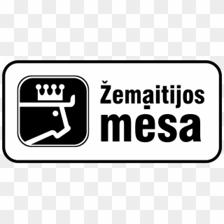 Zemaitijos Mesa Logo Black And White - Resegup Clipart