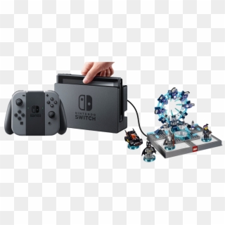 So Loading Your Arsenal Of Lego Dimensions Figures, - Lego Dimensions Nintendo Switch Clipart