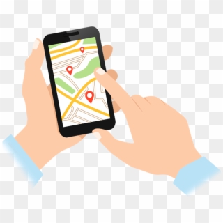 Factors That Effect On The Cost Of Rental Car Booking - Google Maps On Phone Transparent Clipart