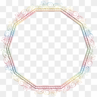 Multi-coloured Decagon Fame Clipart