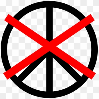 File - Anti-pacifist - Svg - Anti Peace Symbol Clipart