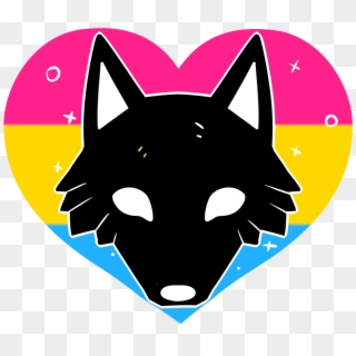 Pansexual Furry Pride - Pansexual Furry Pride Flag Clipart
