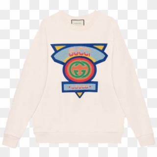 💓gucci Transparents💓 - Sweatshirt With Gucci 80s Patch Clipart
