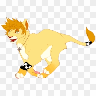 Roxas Furry , Png Download - Roxas Lion King Clipart