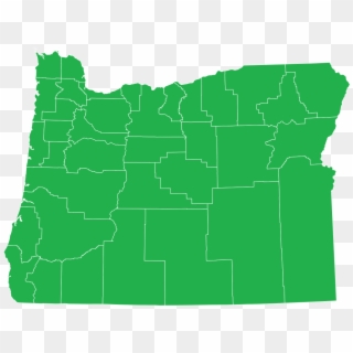 2008 Oregon Ballot Measure - Oregon County Marijuana Map Clipart
