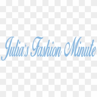 Julia's Fashion Minute - Calligraphy Clipart