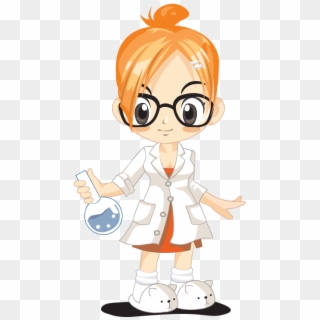Lab Coat Cartoon Character Clipart