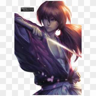 A Requested Render Of Kenshin Himura From Samurai X - Kenshin Himura Art Clipart