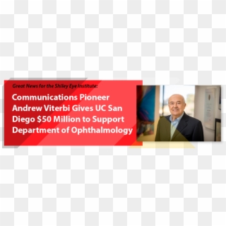 Communications Pioneer Andrew Viterbi Gives Uc San - Graphic Design Clipart