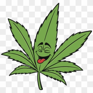 Cannabis Smoking Cartoon Transprent Png Leaf Hemp - Marijuana Drawing Clipart