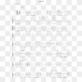 Smooth吉他谱 - Sheet Music Clipart