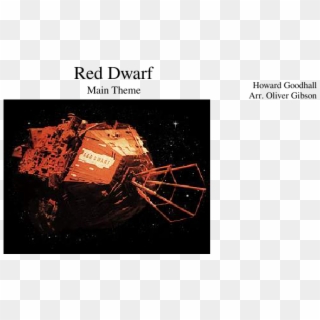 Red Dwarf Sheet Music Composed By Howard Goodhall Arr - Graphic Design Clipart