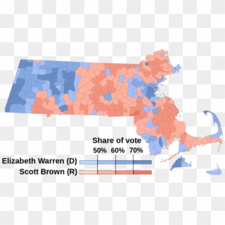 2012 United States Senate Election In Massachusetts - Massachusetts 2018 Election Clipart