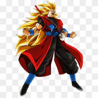 #dokkanbattle [another Dimension Super Warrior] Super - Super Saiyan 3 Xeno Goku Clipart