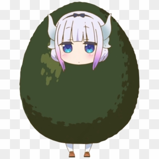 This Is Avocado Kanna Of Good Vibes Reblog To Stop - Miss Kobayashi's Dragon Avocado Clipart