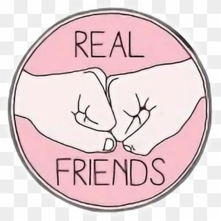 Finest Realfriends Real Friends Tumblr Papaya With - Real Friends Logo Clipart