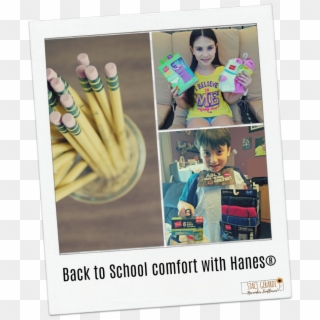 Hanes® Back To School Comfort Kit Giveaway - Girl Clipart