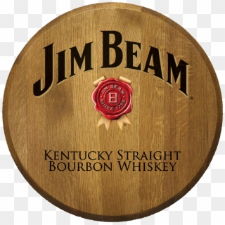 Jim Beam Bourbon Printed Barrel Head - Jim Beam Logo Png Clipart
