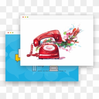 Ringless Voicemail - Floral Design Clipart