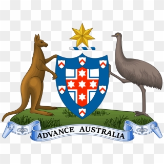 Svg Freeuse Coat Of Arms Australia Wikipedia Svg - Australian Coat Of Arms Clipart
