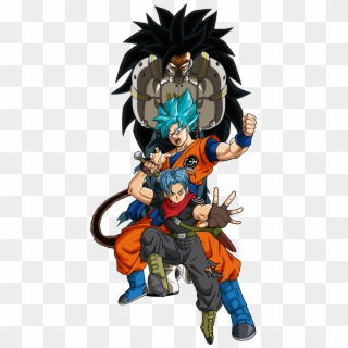 Son Goku Android 21 Android 16 Trunks Beat Evil Saiyan - Dragon Ball Super Heroes Kanba Clipart