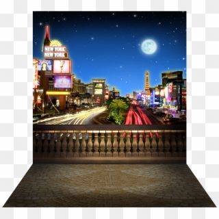 3 Dimensional View Of - The Strip Clipart