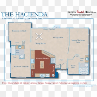 Tucson Rental Homes - Floor Plan Clipart