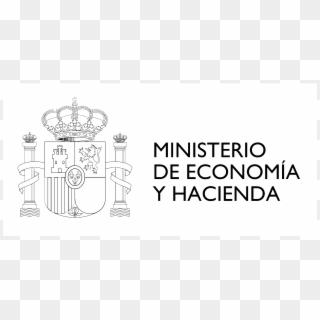 Ministerio De Economia Y Hacienda Logo Black And White - Government Of Spain Clipart