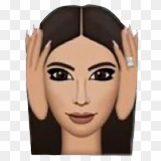Kim Kardashian Kimkardashian Emoji - Emoji Kardashian Clipart