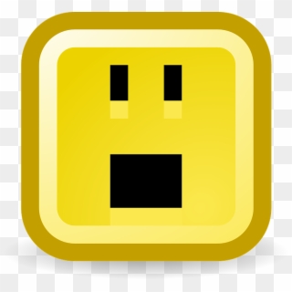 Asombrado, Conmocionado, Smiley, Equipo, Pixelado - Icon Clipart
