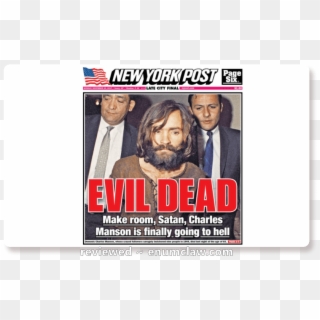 Charles Manson Goes To Hell Clipart