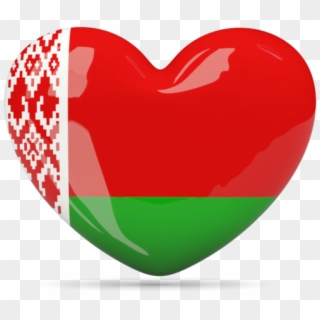 Republic Of Belarus, Flag Icon, Invasion Of Poland, - Turks And Caicos Heart Flag Clipart
