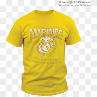 Standard T-shirt - United States Marines 2nd Battalion Clipart