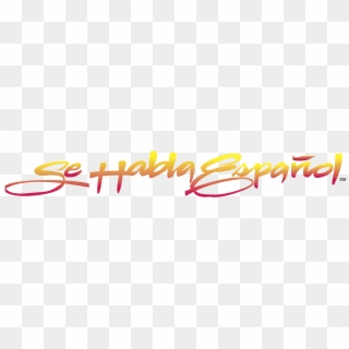 Se Habla Espanol Png - Calligraphy Clipart