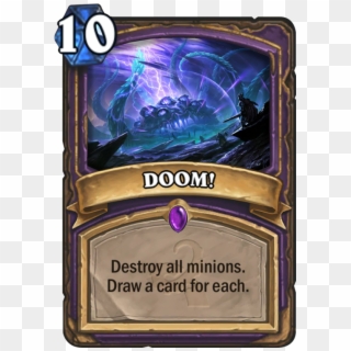 Doom Card - Doom Hearthstone Card Clipart