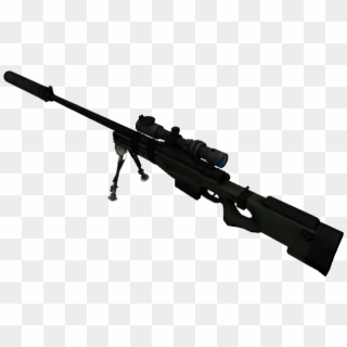 Report Rss Bf3 L96 For Cod4 - Machine Gun Png Clipart