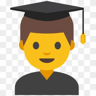 Emoji Clipart Graduation - Google Family Emoji - Png Download