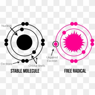 Molecule And Free Radical Diagrams - Free Radical Png Clipart