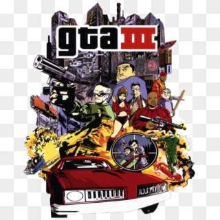 2001's Grand Theft Auto Iii - Gta 3 Box Art Clipart