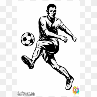 Soccer Player Footballplayer Arts - Jugador De Futbol Dibujo Clipart