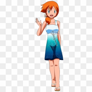 Misty In Tumblr O754ebfwsw1r3s3m2o2 1280 From Pokeshipping - Pokemon Misty The Dress Clipart