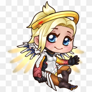 Chibi Overwatch By - Chibi Mercy Drawing Clipart