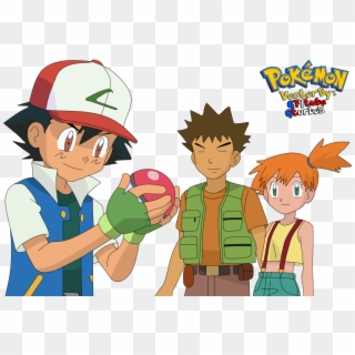 Image Result For Misty Pokemon Anime Original Series - Ash Misty E Brock Png Clipart